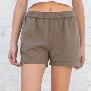 Brandy Melville comfy shorts that are shown in picture but DARK BROWN, One size